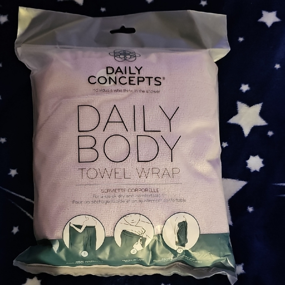 Daily Concepts Lavender Body Towel Wrap